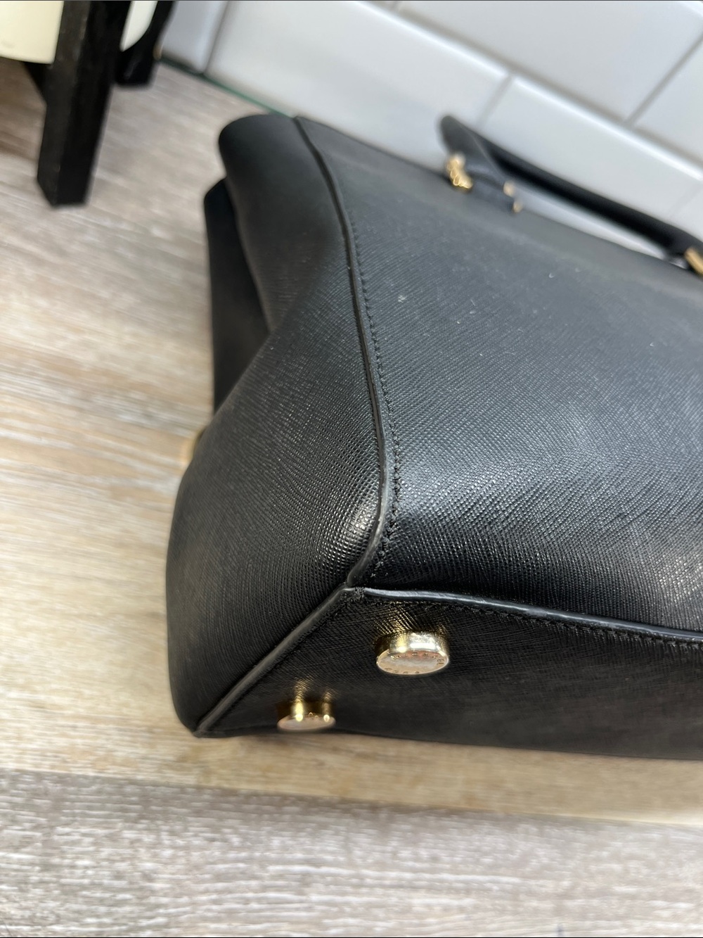 0626 MICHAEL KORS BLACK SATCHEL 260950626 - Picture 11 of 13